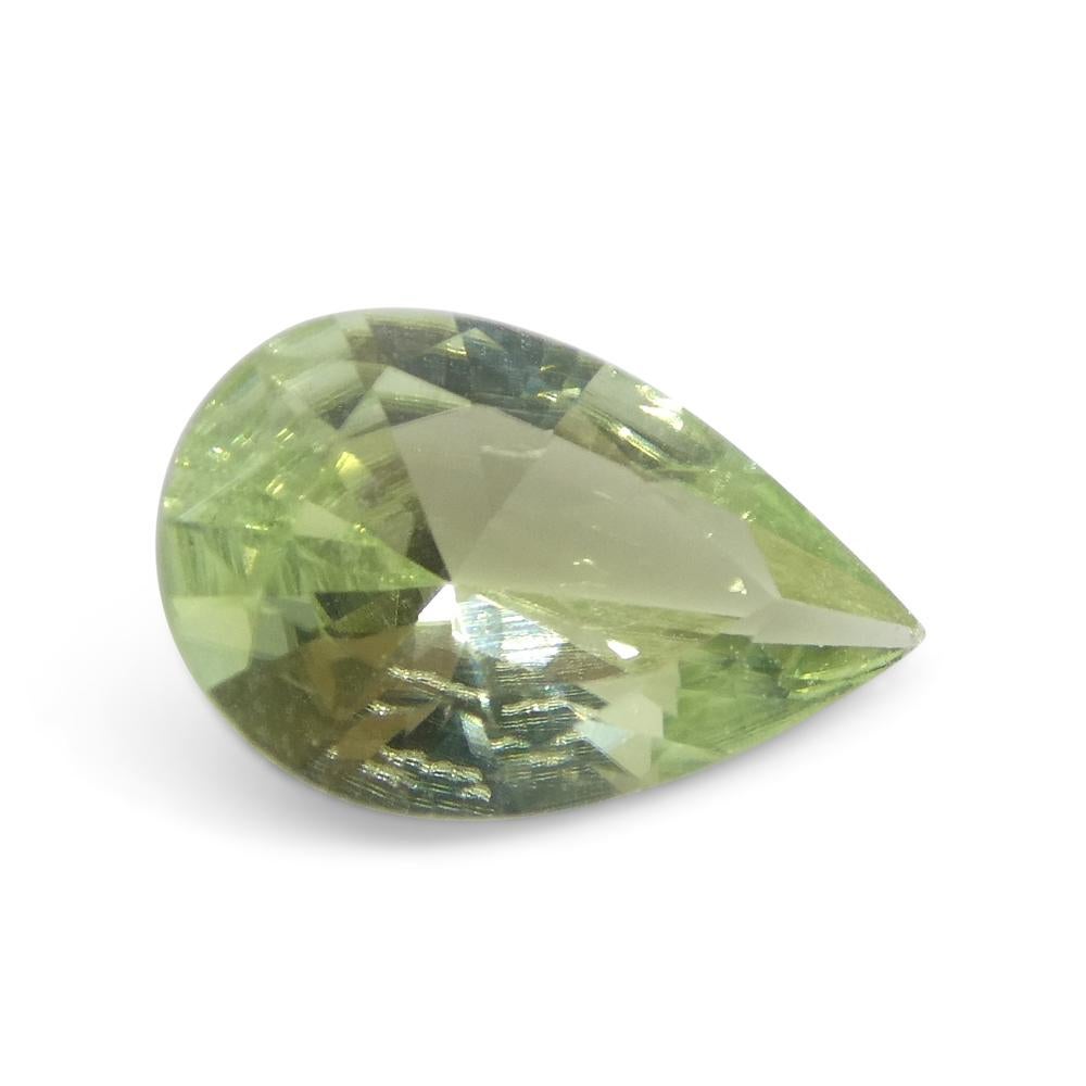1.04ct Tormalina verde perla in vendita 5
