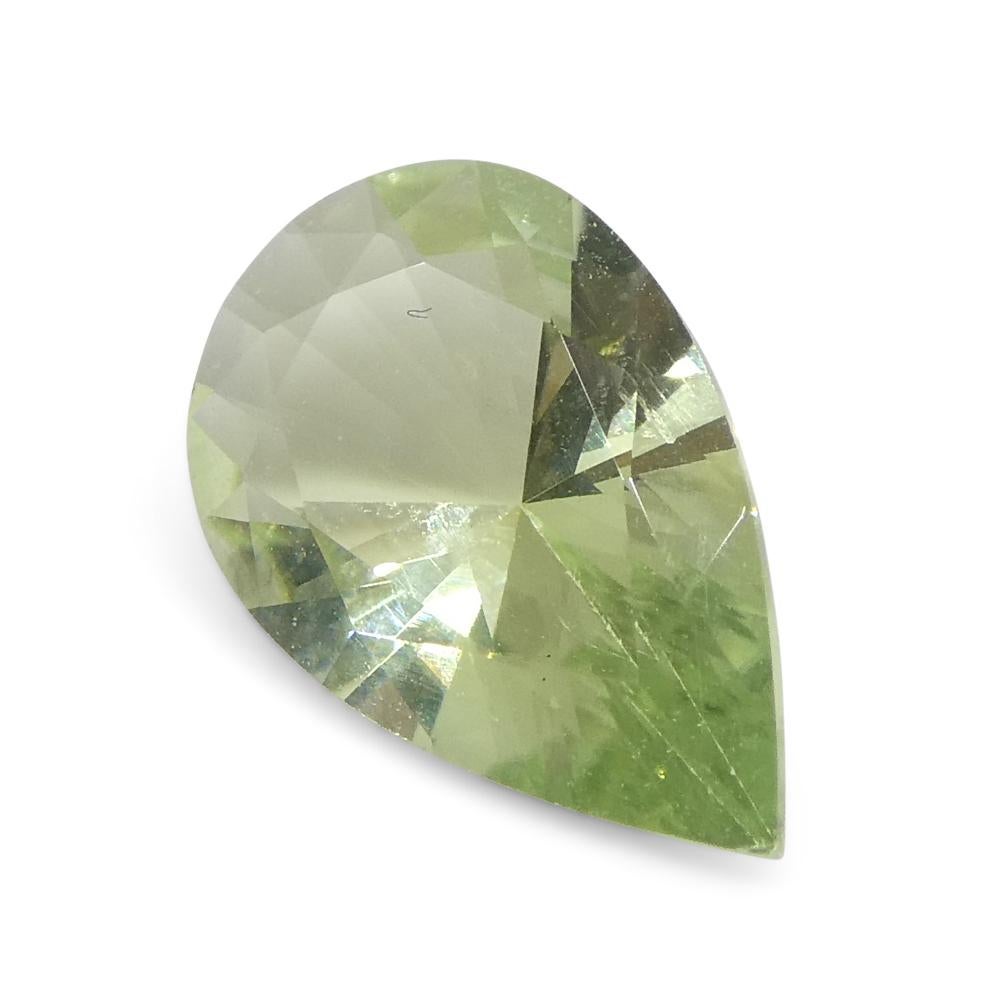 1.04ct Tormalina verde perla in vendita 8