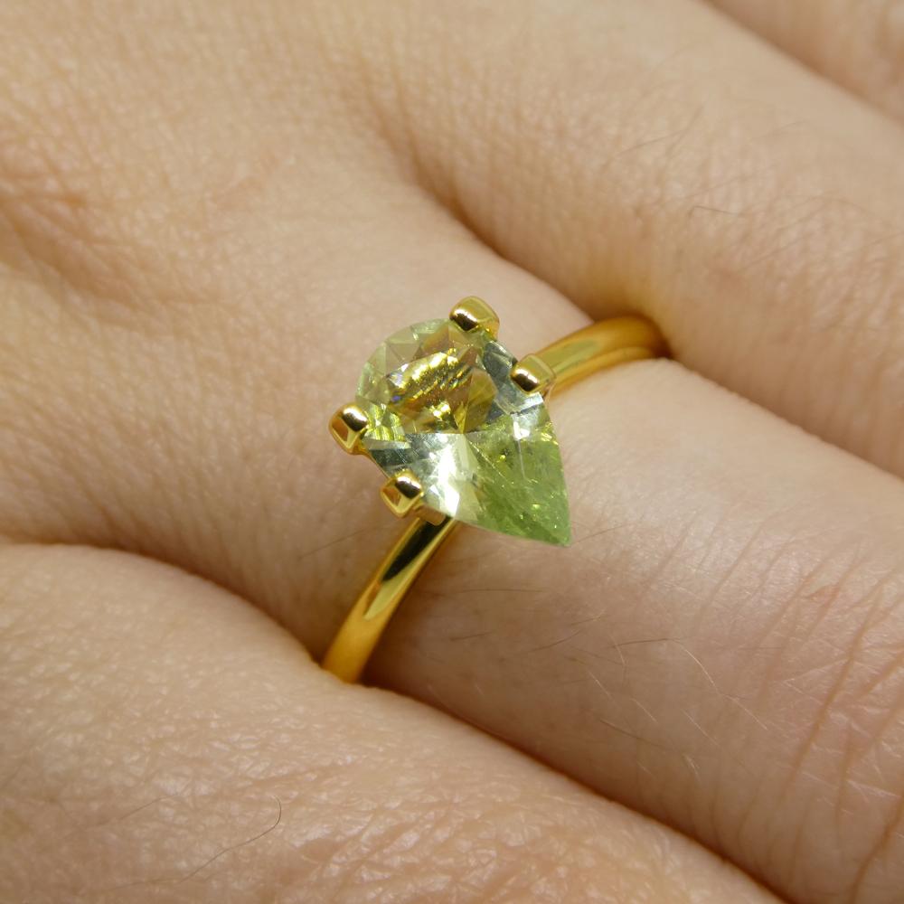 Descrizione:

Tipo di gemma: Tormalina
Numero di pietre: 1
Peso: 1,04 carati
Misure: 5,99 x 9,67 x 3,49 mm
Forma: A pera
Stile di taglio:
Stile di taglio Corona: Taglio brillante
Stile di taglio del padiglione: Taglio brillante