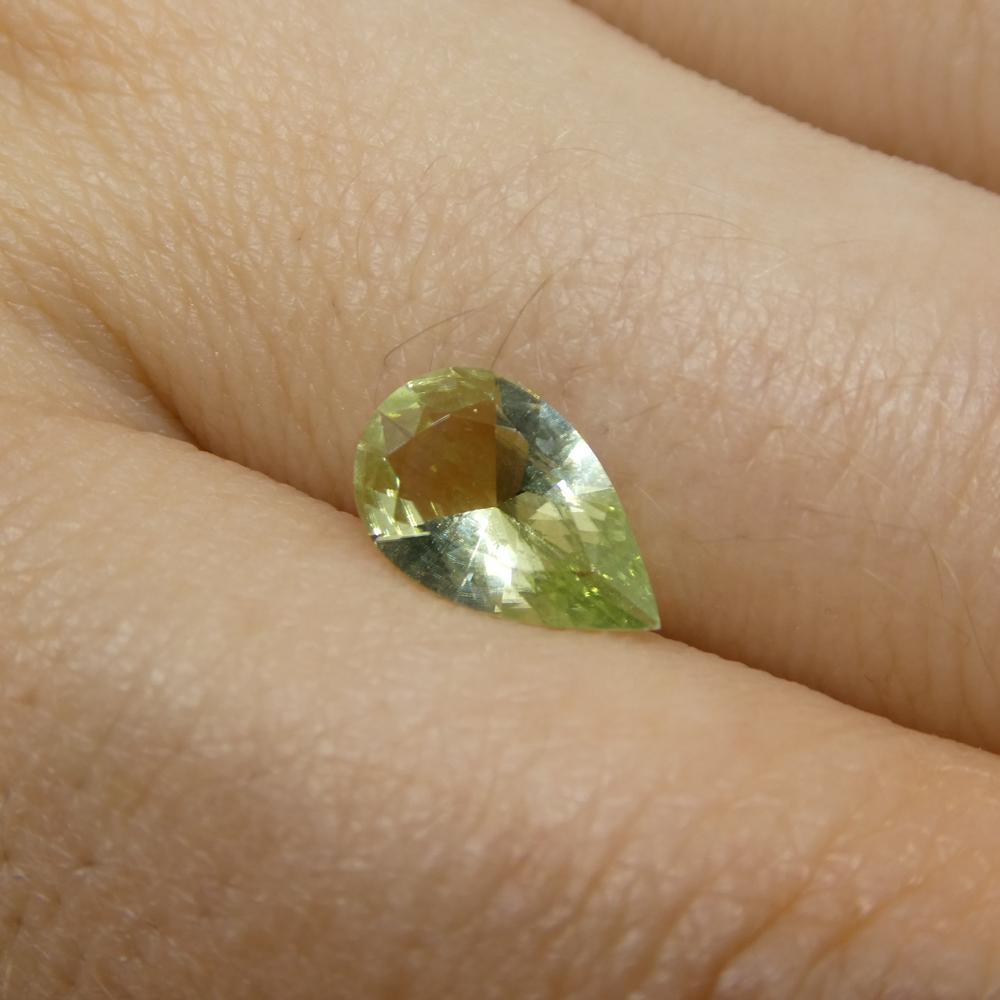 da uomo o donna 1.04ct Tormalina verde perla in vendita