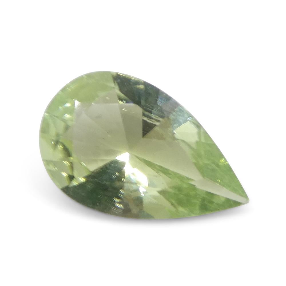 1.04ct Tormalina verde perla in vendita 1