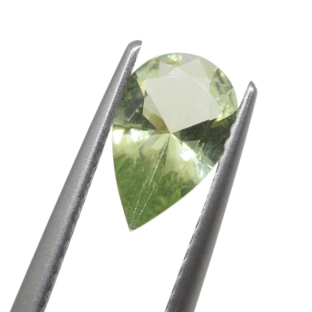 1.04ct Tormalina verde perla in vendita 3