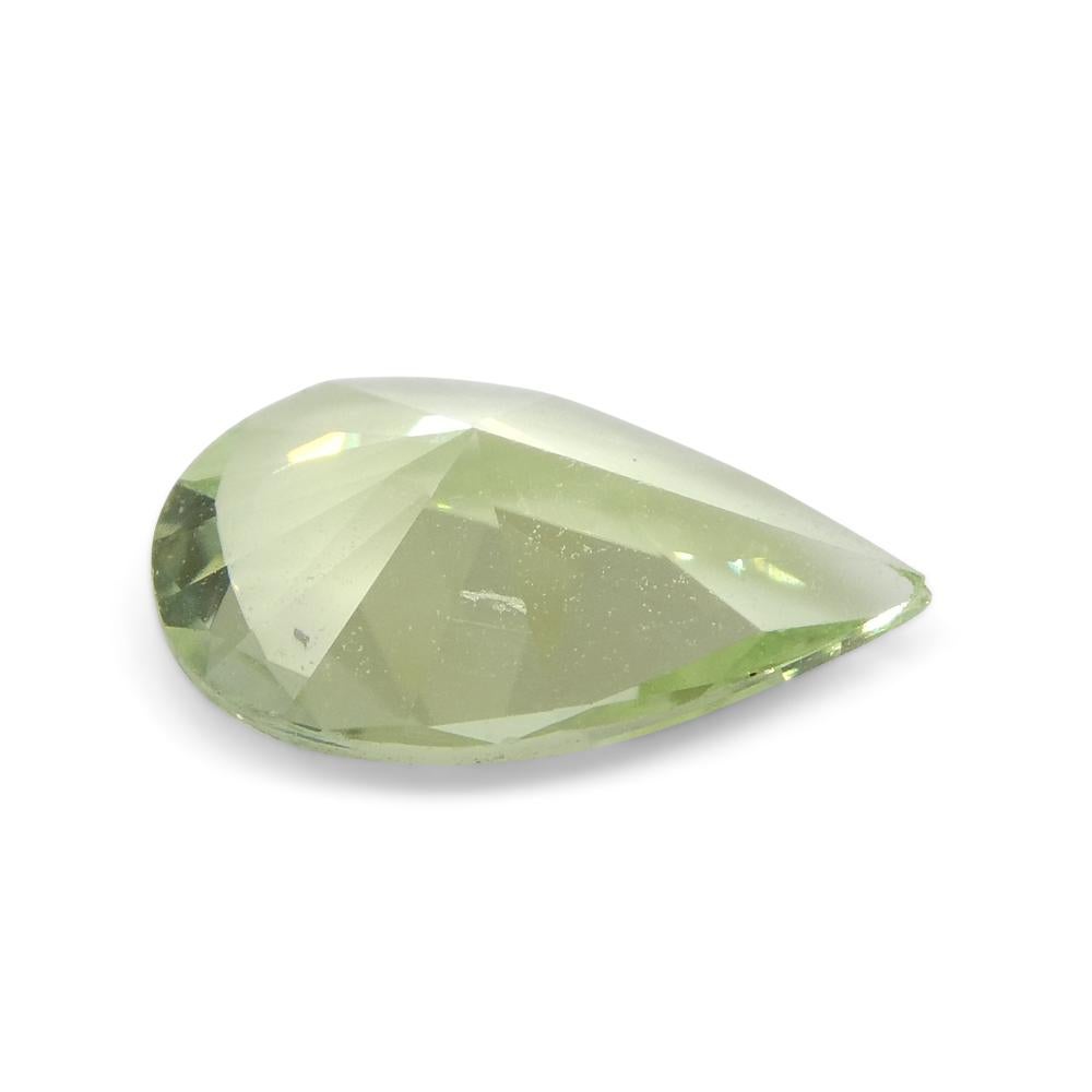 1.04ct Tormalina verde perla in vendita 4