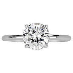 1.04ct Round Brilliant Cut Diamond Engagement Ring
