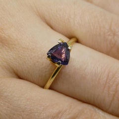 1.04ct Trillion Purple Sapphire from Madagascar Unheated