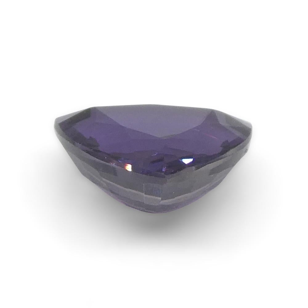 1.04ct Trillion Purple Sapphire from Madagascar Unheated For Sale 1