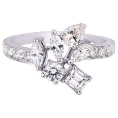 1,04cts Anillo de oro con diamantes