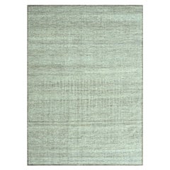 10'4"x14' Brown Hand Knotted 100% Wool Oxidized and Distressed Grass Design Rug
