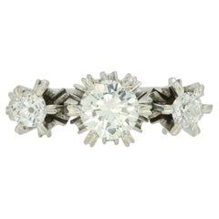 1.05 Carat Diamond Three Stone Engagement Ring