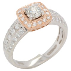 1.05 Carat Diamond Wedding Ring in 18 Karat Gold