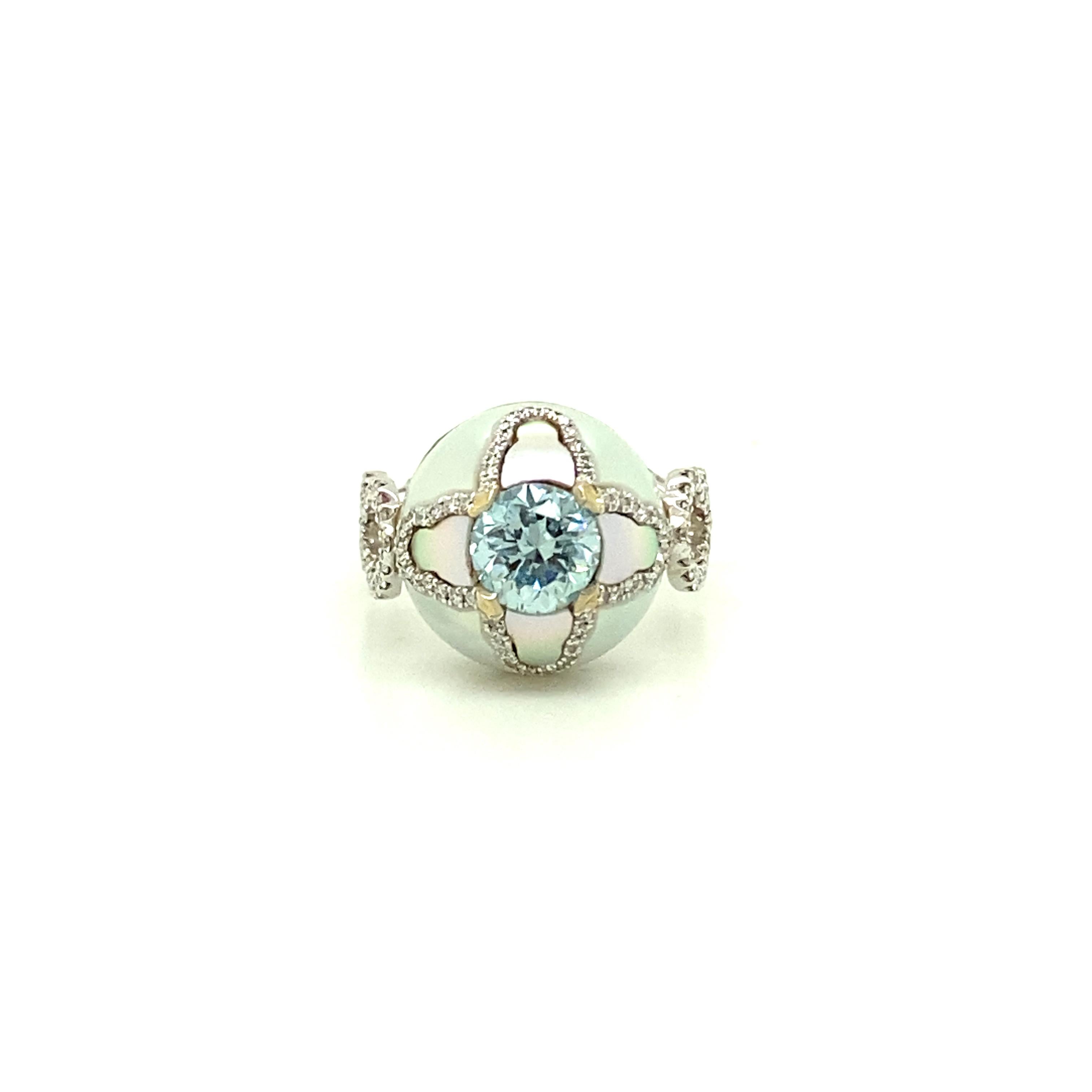 enhanced blue diamond engagement rings