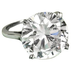 Anillo de diamantes redondos G VS de 10,5 quilates  Certificado GIA  Brillo intemporal f