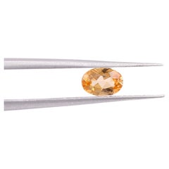 1.05 Carat Imperial Topaz Loose Gemstone Oval 6x4mm