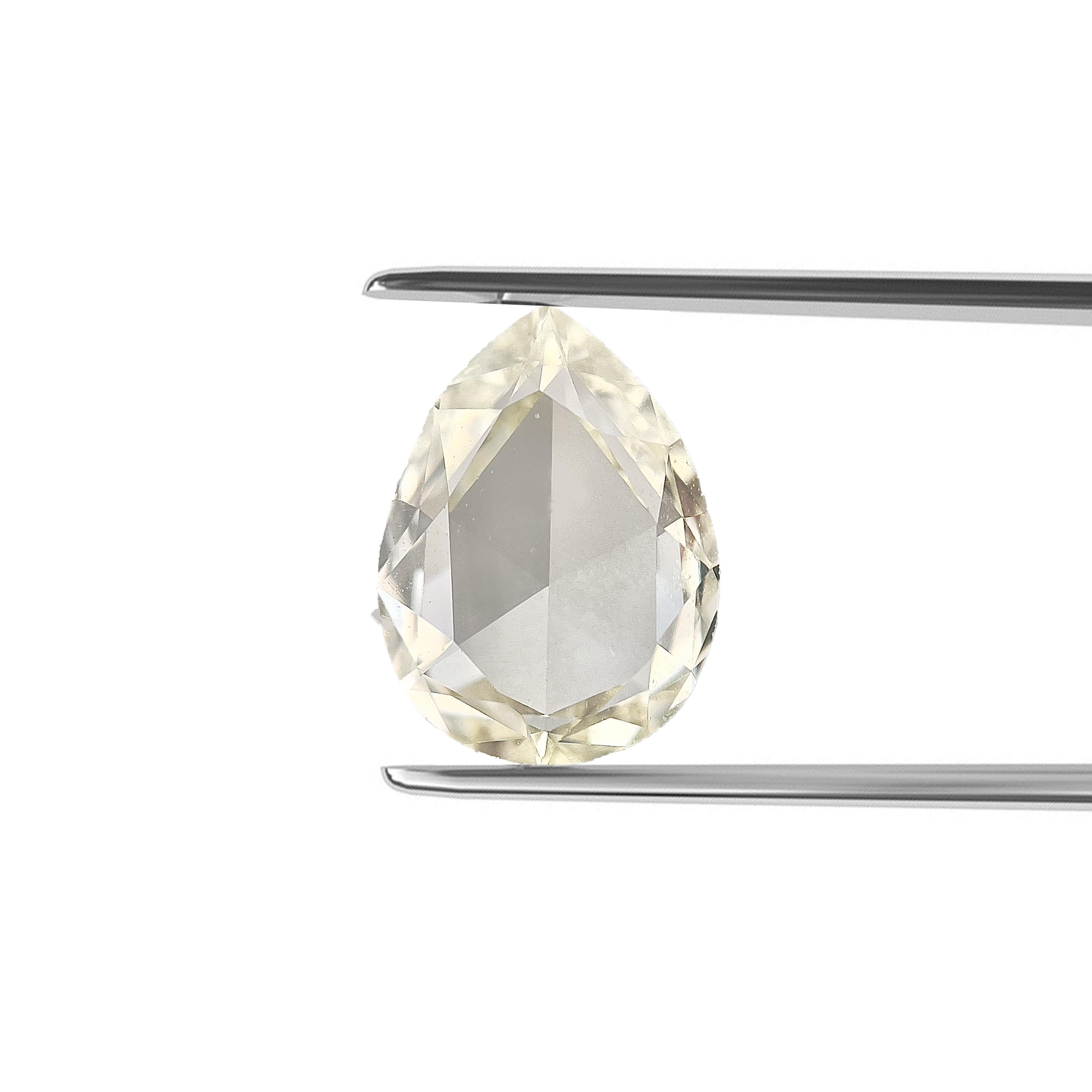 ITEM DESCRIPTION

ID #: NYC56926
Stone Shape: PEAR MODIFIED BRILLIANT
Diamond Weight: 1.05ct
Clarity: VS2
Color: M
Cut:	Excellent
Measurements: 8.69 x 6.43 x 2.23 mm
Depth %:	34.6%
Table %:	60%
Symmetry: Fair
Polish: Very Good
Fluorescence: