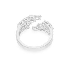 1.05 Carat SI Clarity HI Color Marquise Diamond Earrings 14 Karat White Gold
