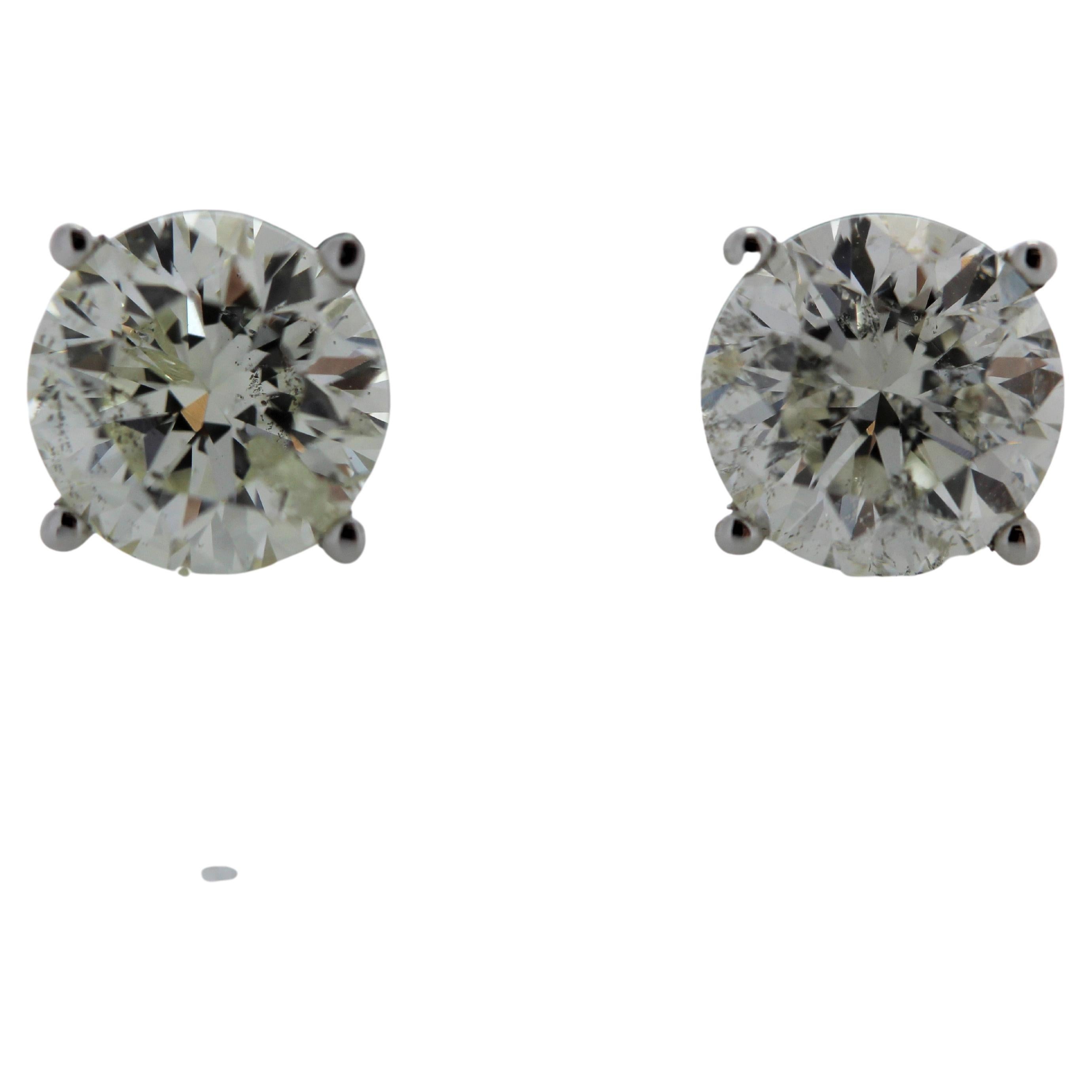 Gems of Distinction 14K Gold 1.00ctw Emerald Cut Diamond 5-Stone Earrings main image 0