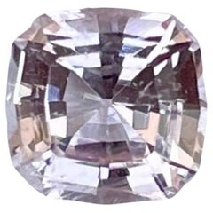 Morganite rose taille coussin, pierre précieuse africaine naturelle de 1.05 carat