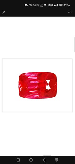 1.05 Carats Unheated Pigeon Blood Mozambique Ruby Ring