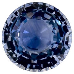 1.05 Karat Blauer runder Saphir, loser Edelstein