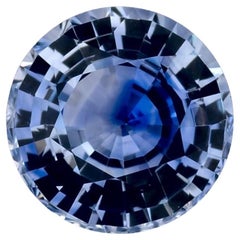 1.05 carati di zaffiro blu rotondo sfuso