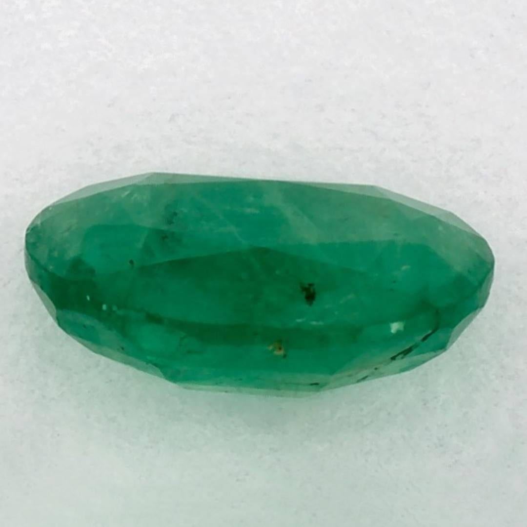 1.05 Karat Smaragd Oval Loser Edelstein im Zustand „Neu“ im Angebot in Fort Lee, NJ