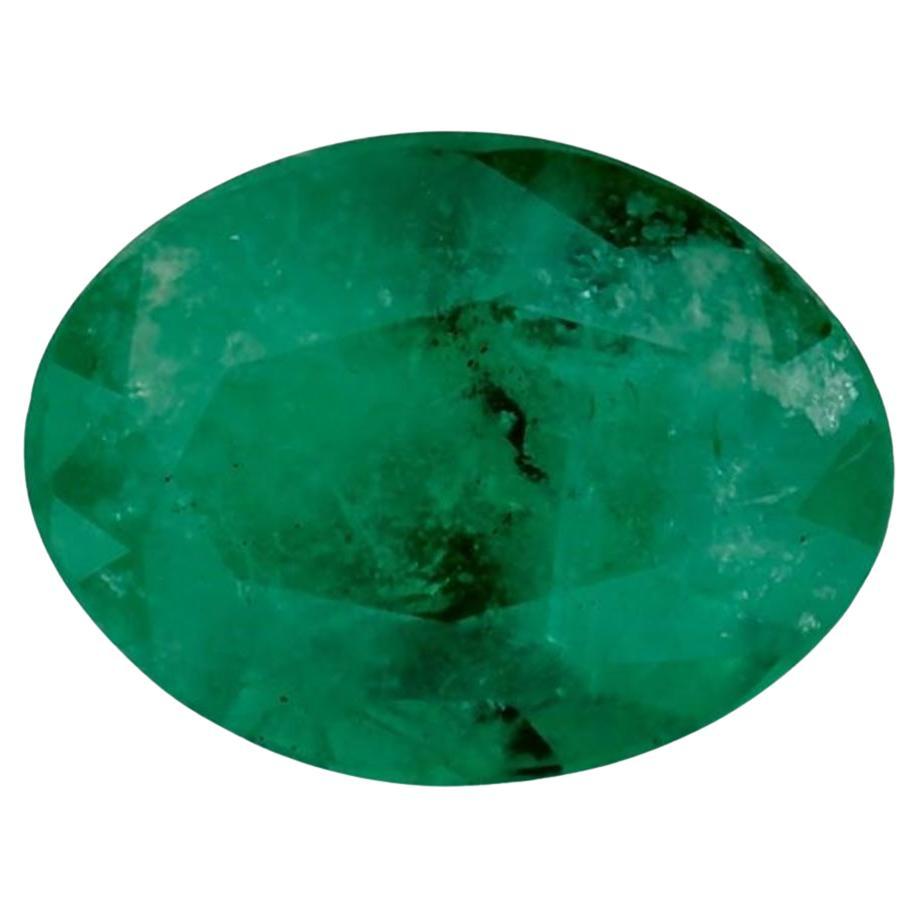 1.05 Ct Emerald Oval Loose Gemstone (pierre précieuse en vrac)
