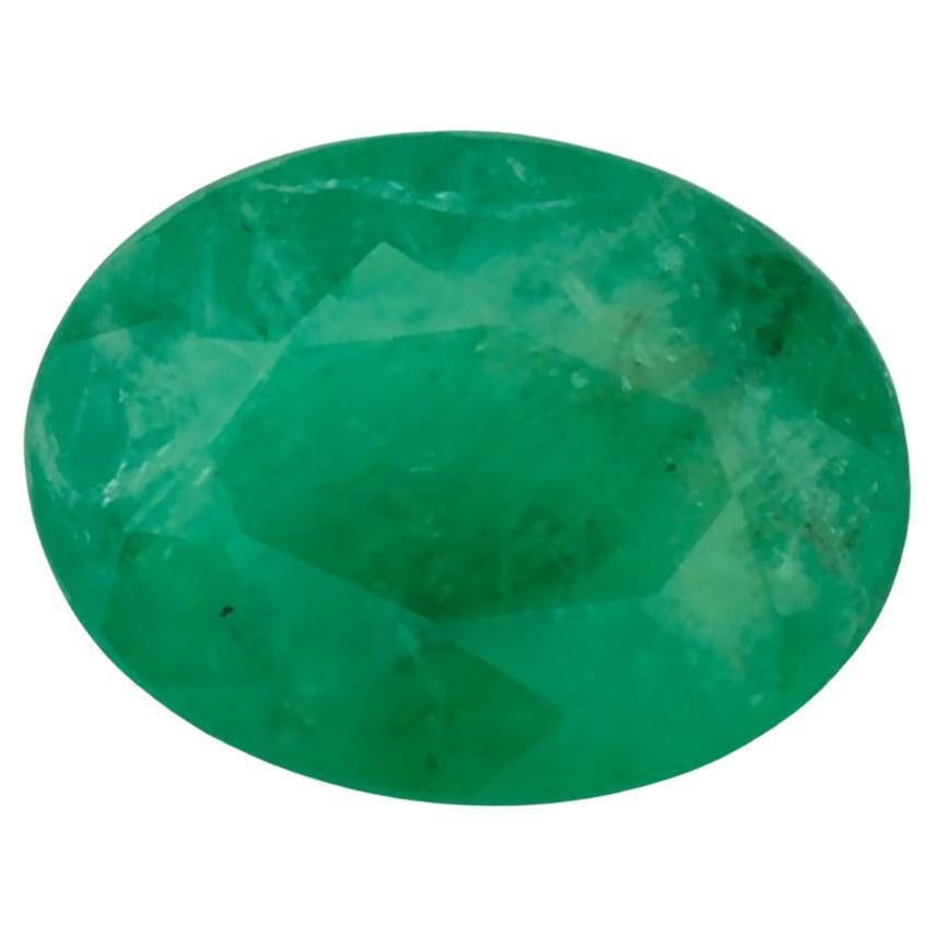 1.05 Ct Emerald Oval Loose Gemstone (pierre précieuse en vrac)