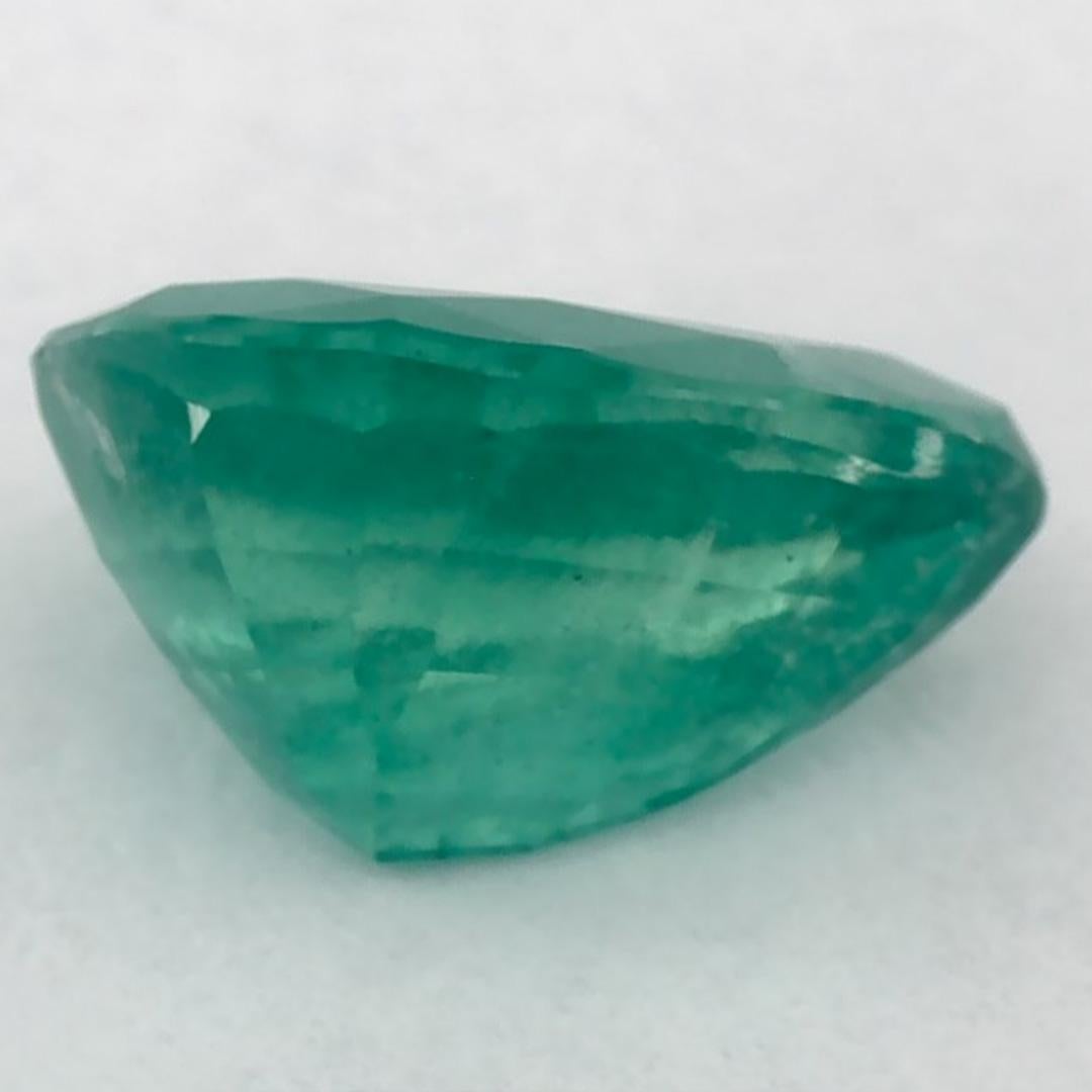 1.05 Ct Emerald Pear Loose Gemstone (pierre précieuse en vrac) Neuf - En vente à Fort Lee, NJ