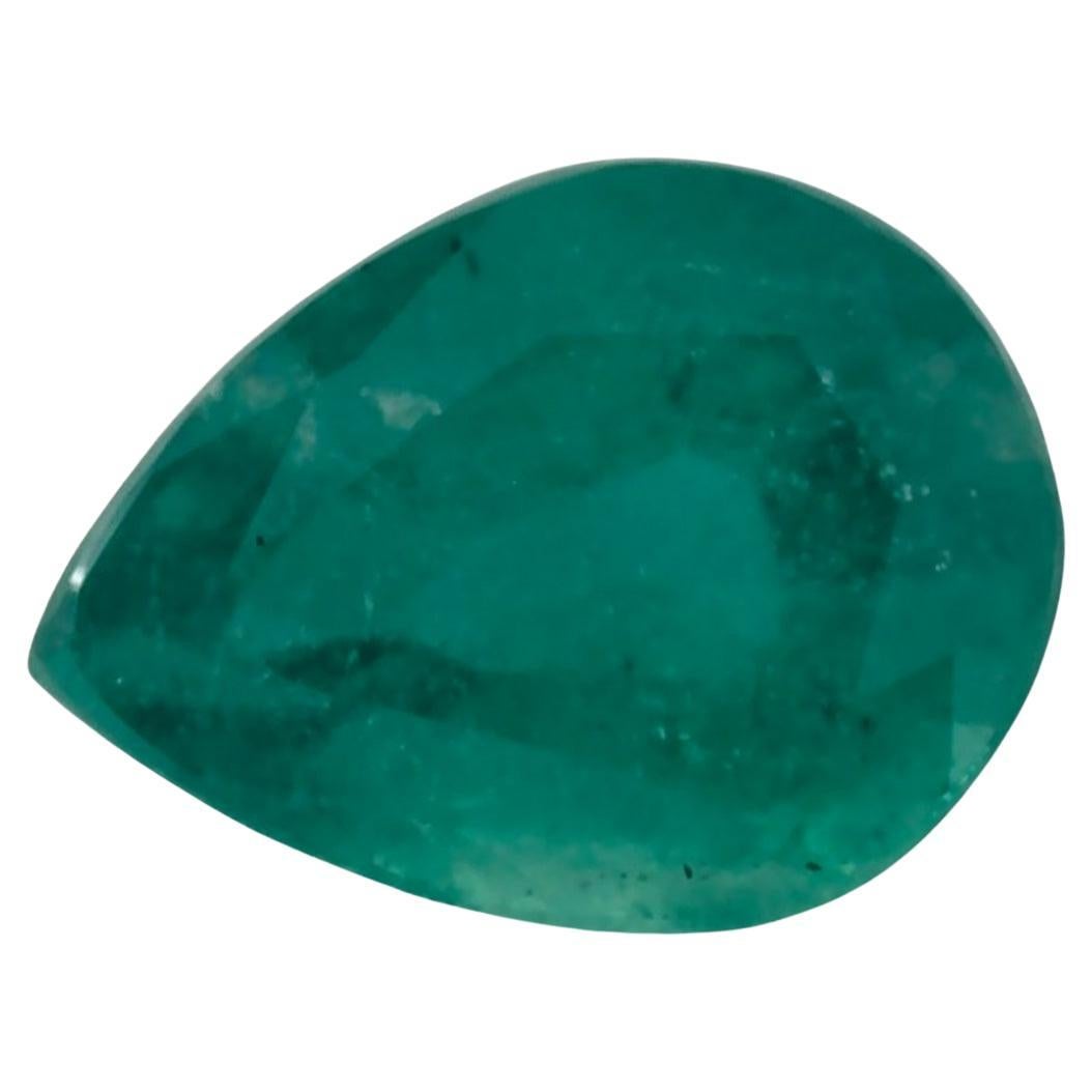 1.05 Ct Emerald Pear Loose Gemstone (pierre précieuse en vrac) en vente