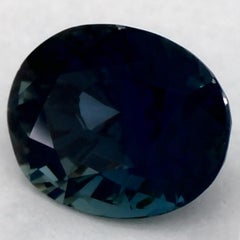 1.05 Ct Green Sapphire Oval Loose Gemstone (Saphir vert ovale en vrac)