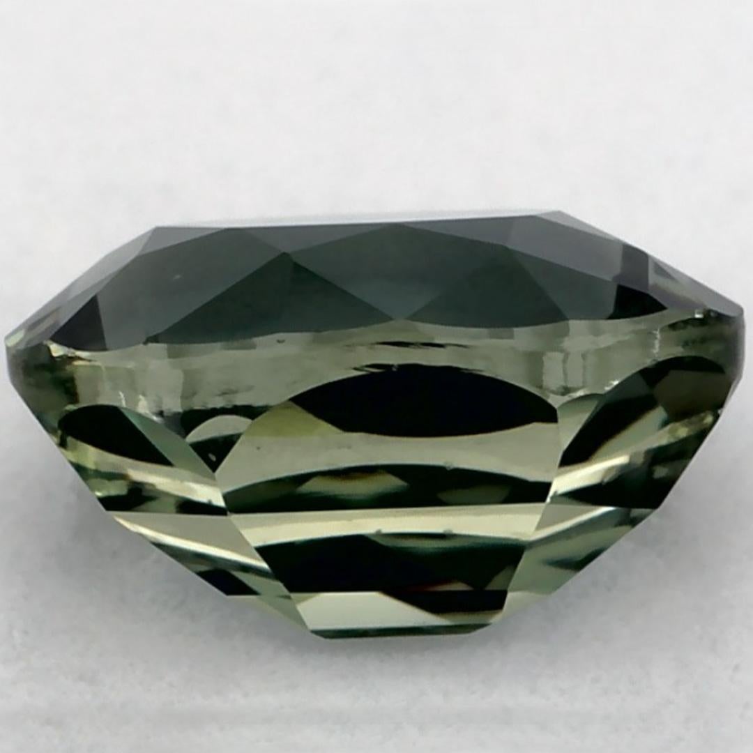 1.05 carati di zaffiro verde ovale sfuso In condizioni Nuovo in vendita a Fort Lee, NJ