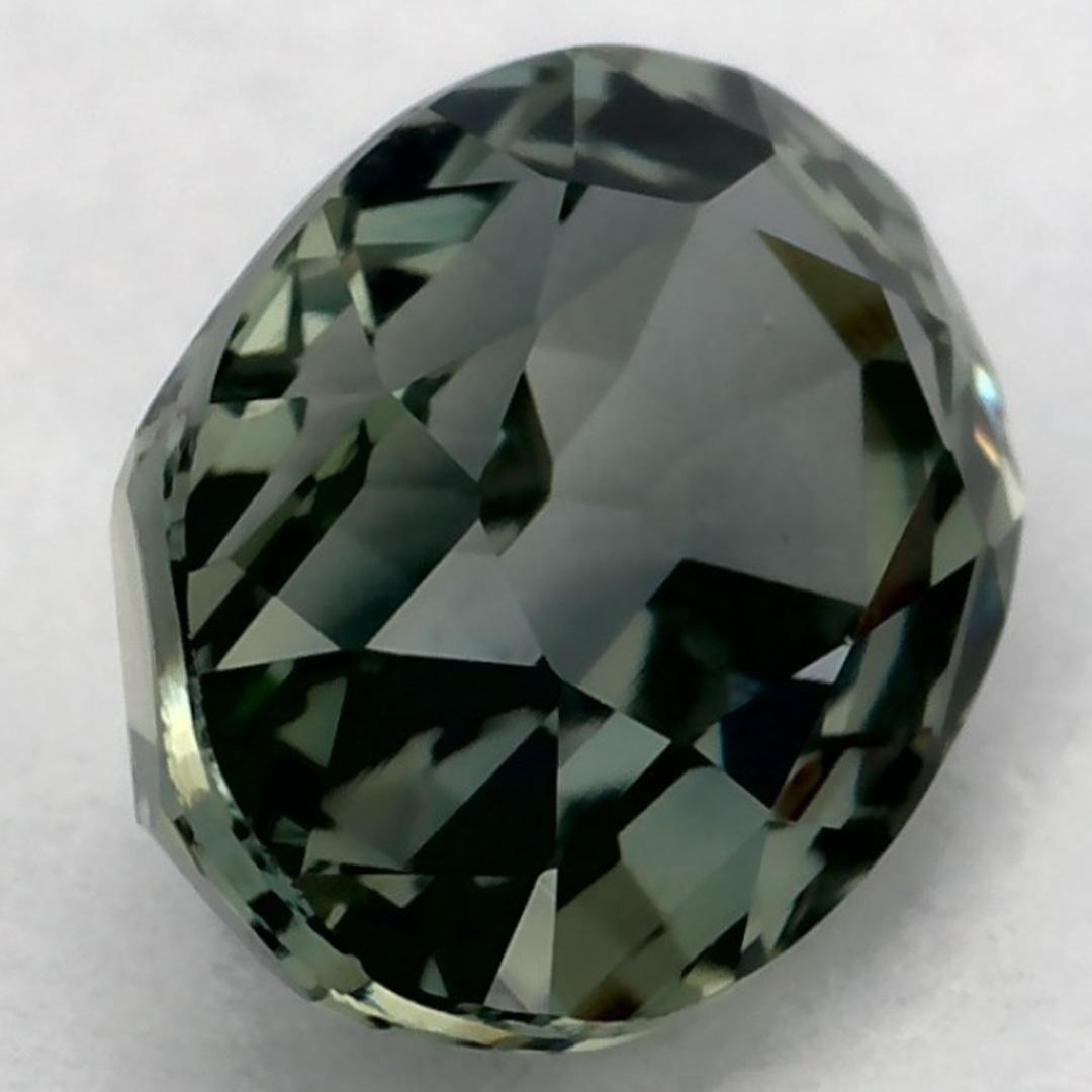 1.05 carati di zaffiro verde ovale sfuso in vendita 2