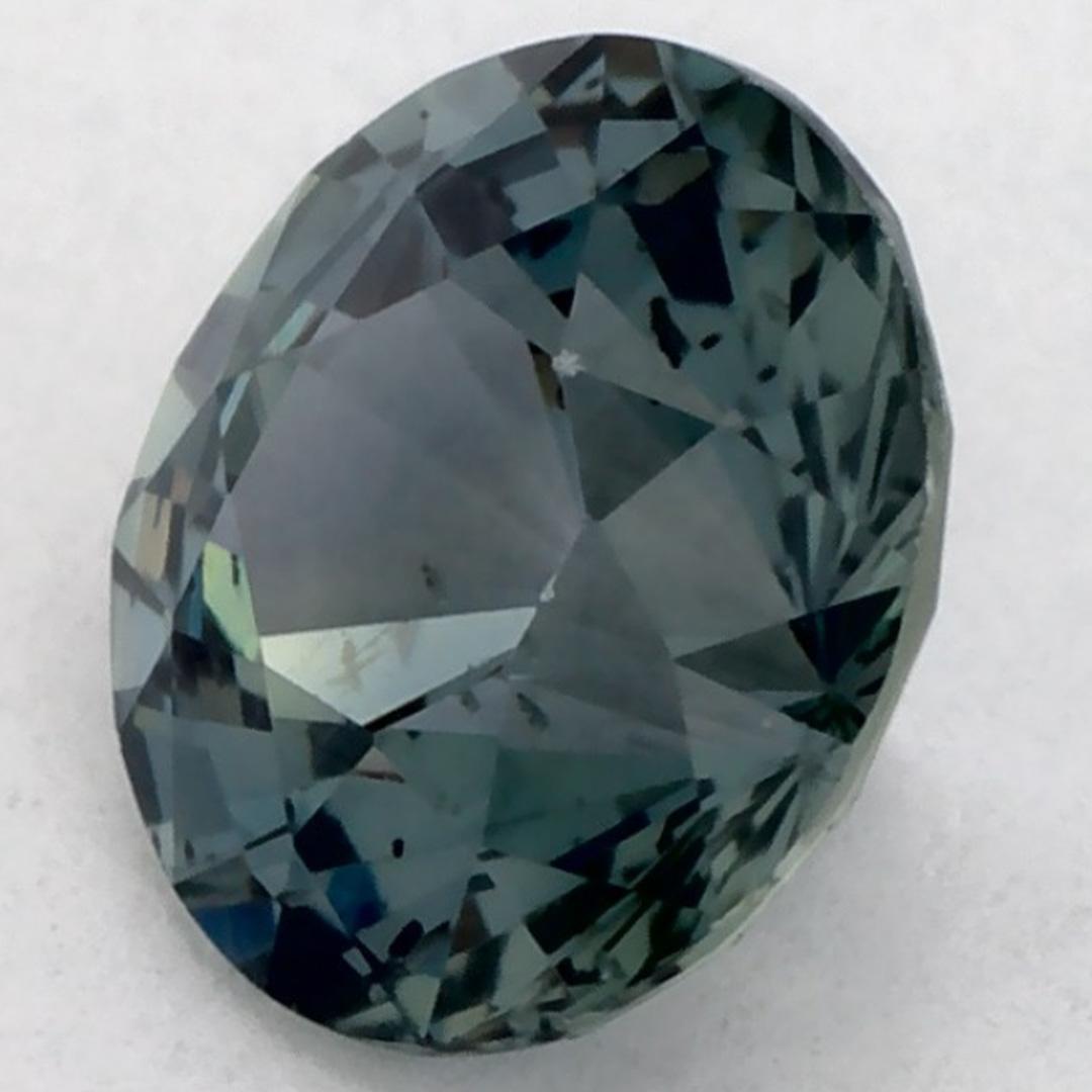 Donna 1.05 carati di zaffiro verde rotondo sfuso in vendita