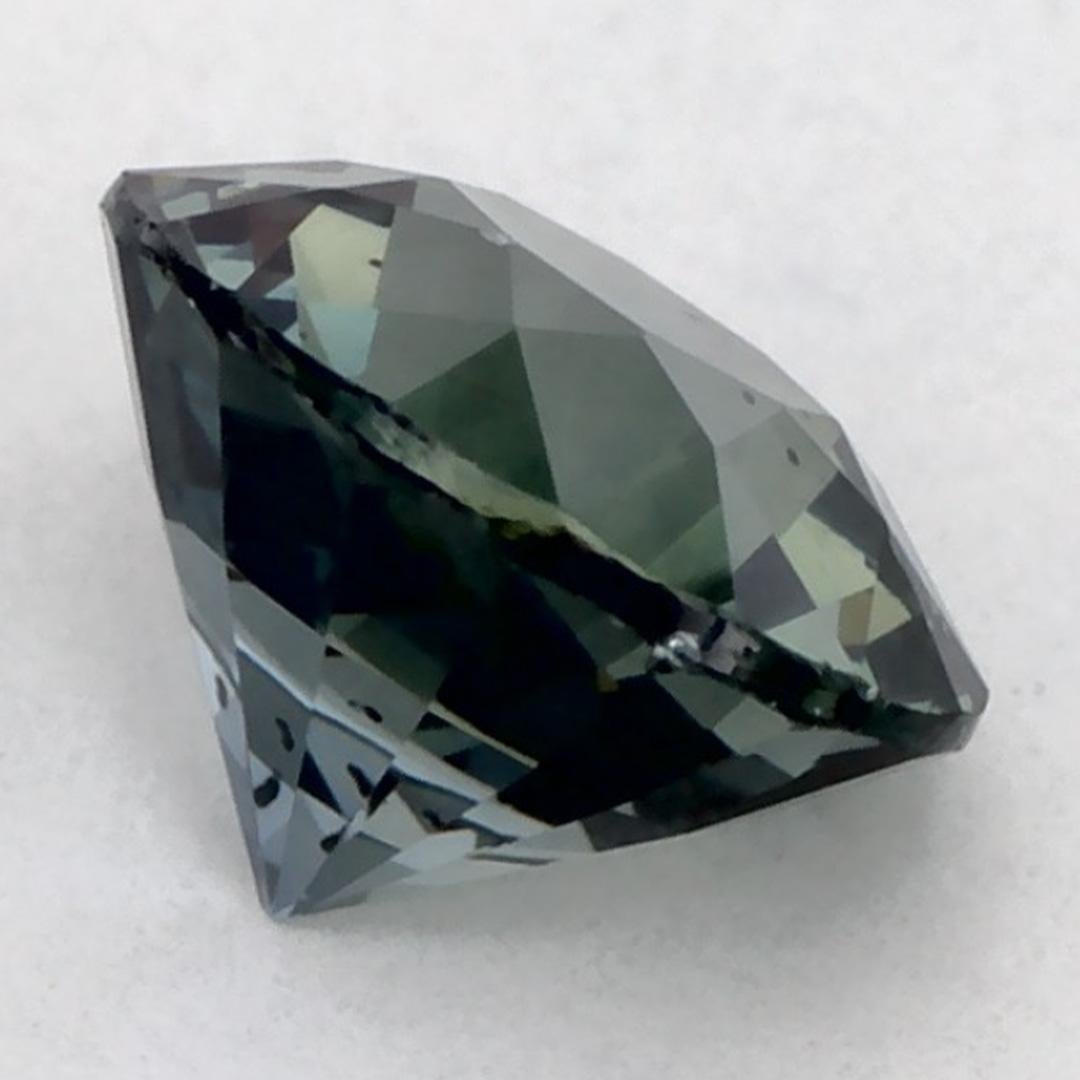 1.05 carati di zaffiro verde rotondo sfuso in vendita 1