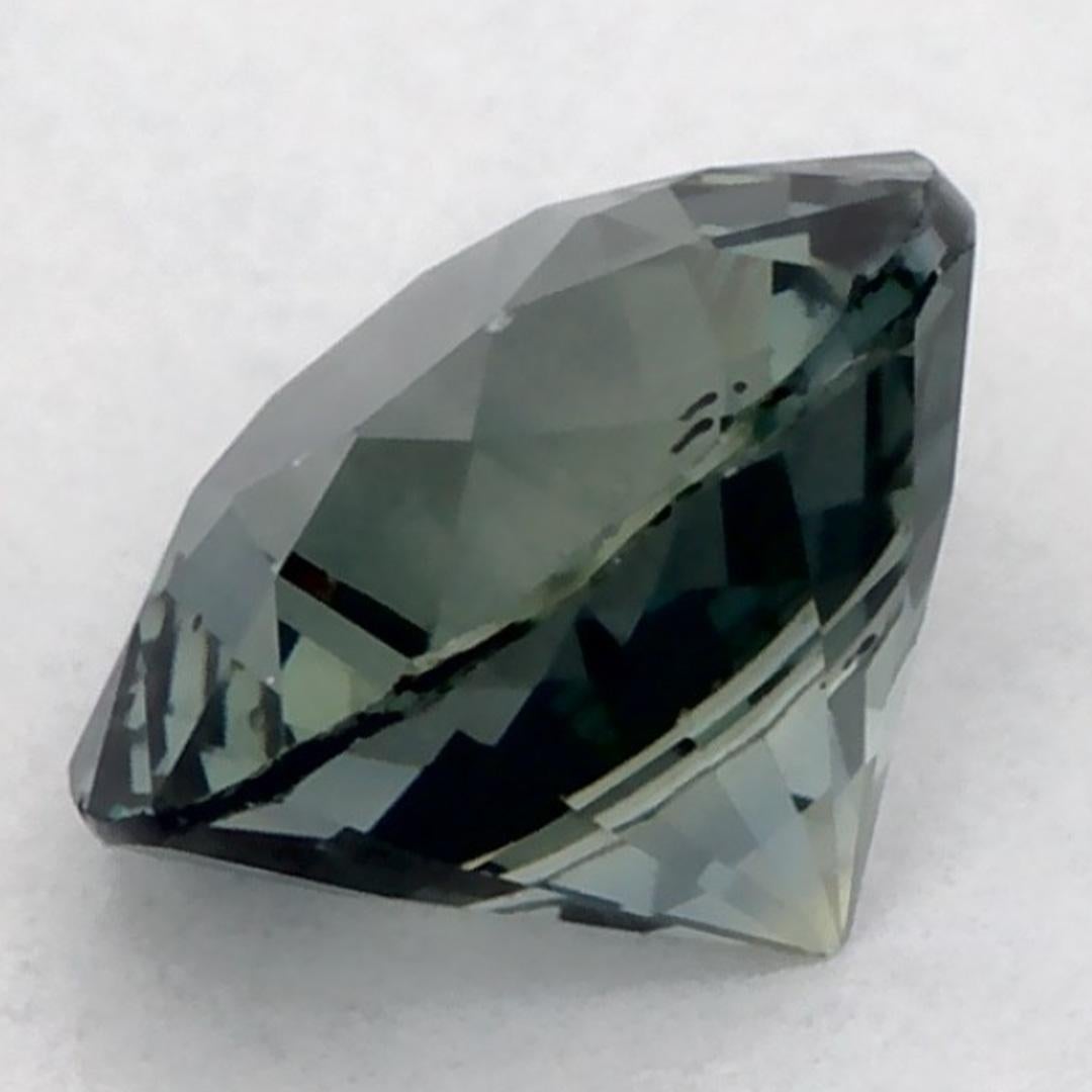 1.05 carati di zaffiro verde rotondo sfuso in vendita 3