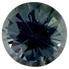 1.05 Ct Green Sapphire Round Loose Gemstone