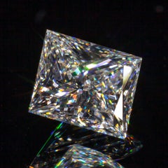 1.05 Ct Loose H/VS2 Rectangular Modified Brilliant Princess Diamond Gia Cert