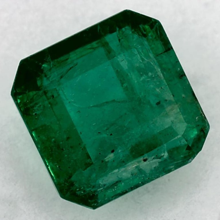 1.05ct Natural Emerald Octagon Loose Gemstone For Sale at 1stDibs