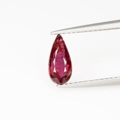 1.05 cts, Certified unheaat faceted pigeon blood ruby