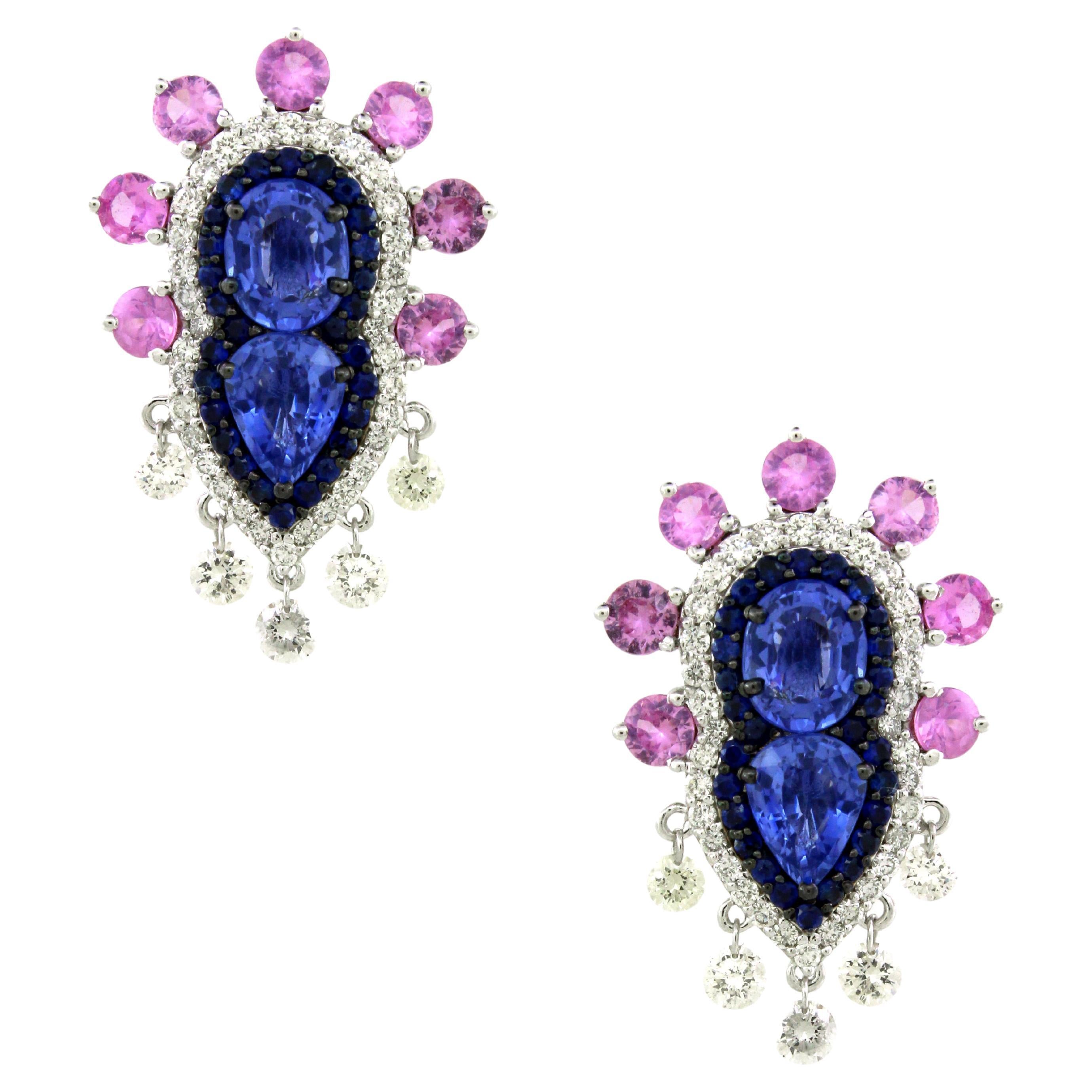 Orecchini con diamante forato da 1,05 carati