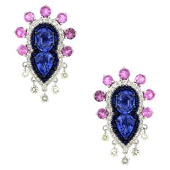 1.05 cts of Diamond Drilled Earrings