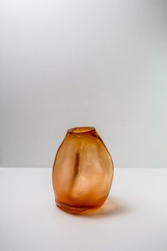 105 Ltr Formas, Aurora Amarillenta, Objeto de Vidrio Hecho a Mano por Vogel Studio