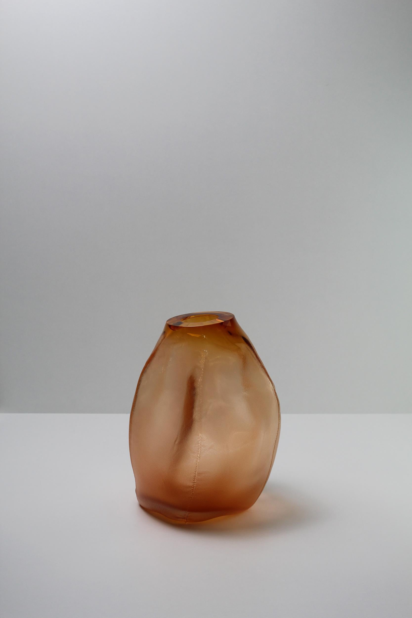 105 Ltr Forms, Aurora Yellowish, Handmade Glass Objects for Studio Neuf - En vente à Sarstedt, NI
