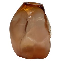 105 Ltr Forms, Aurora Yellowish, Handmade Glass Objects for Studio