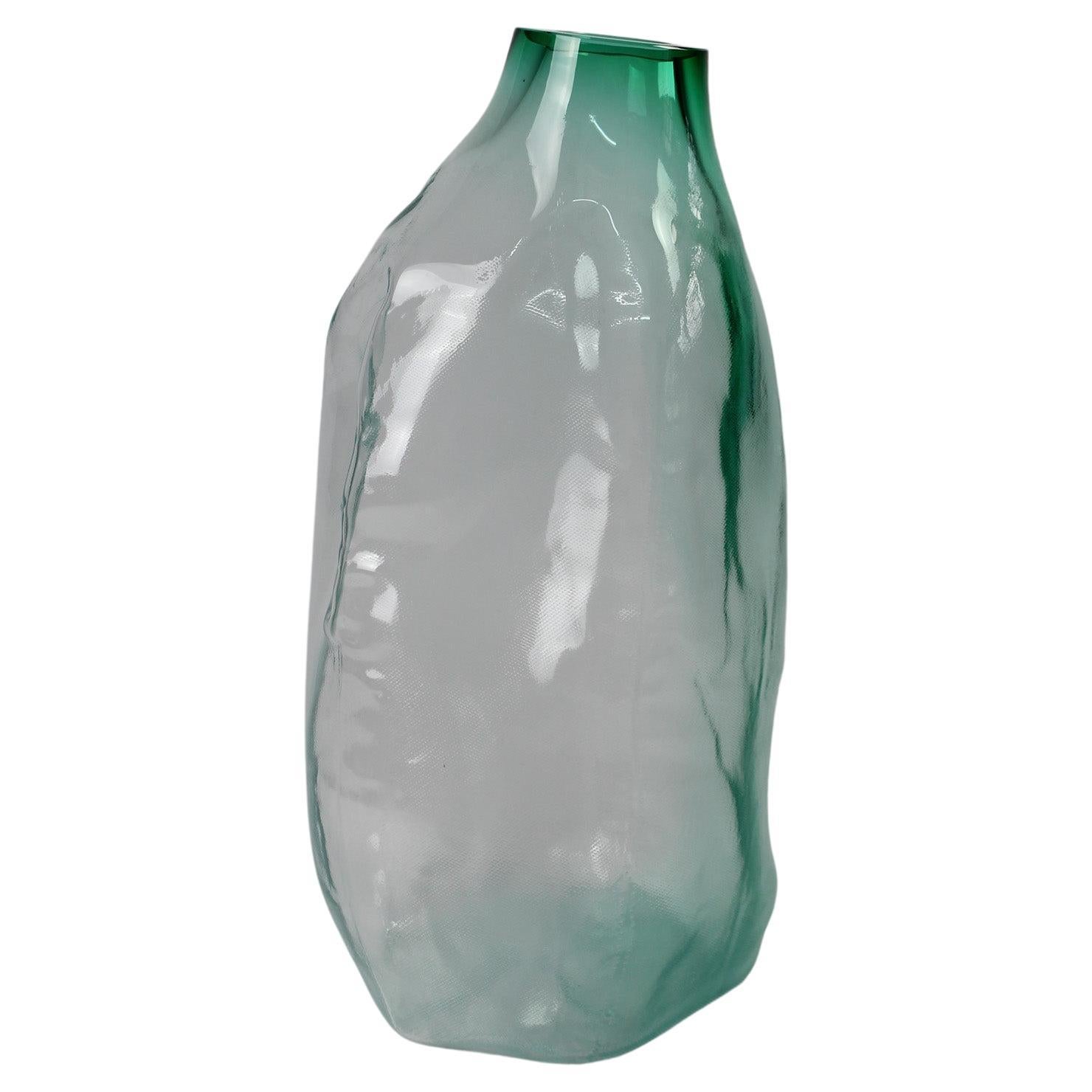 105 Ltr Forms, New Emerald Green, Handmade Glass Object by Vogel Studio