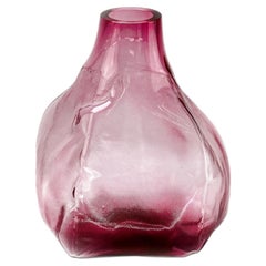 105 Ltr Forms, Fuchsia, Handmade Glass Object by Vogel Studio