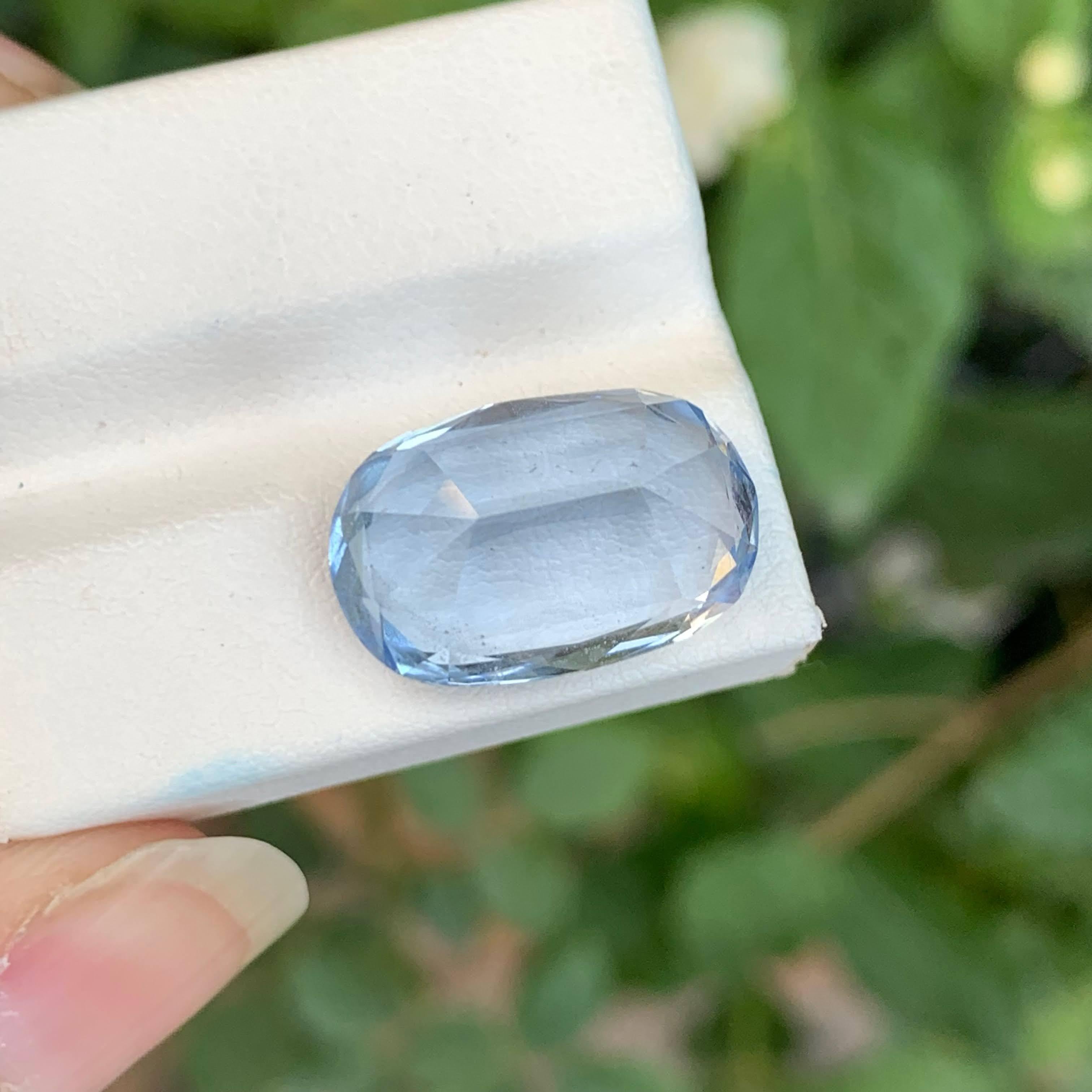Weight 10.50 carat
Dimensions 17.2x11.2x8.6mm
Treatment None
Origin Pakistan
Clarity SI
Shape Oval
Cut Faceted
NA


This exquisite 10.50-carat loose aquamarine goshenite gemstone showcases the serene beauty of natural Pakistani origin. Expertly