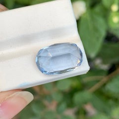 10.50 carats Loose Aquamarine Goshenite Stone Oval Cut Natural Pakistani Gem