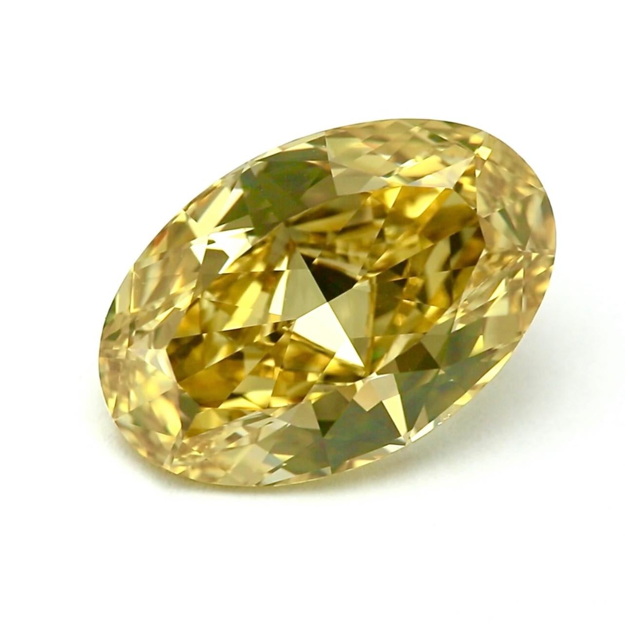 Presentamos el Majestuoso Diamante de Forma Ovalada de 10,51 Quilates en Amarillo Marrón Profundo Fancy - Certificado GIA:

Prepárate para quedar cautivado por el brillo y la belleza incomparables de nuestro diamante ovalado de 10,51 quilates en