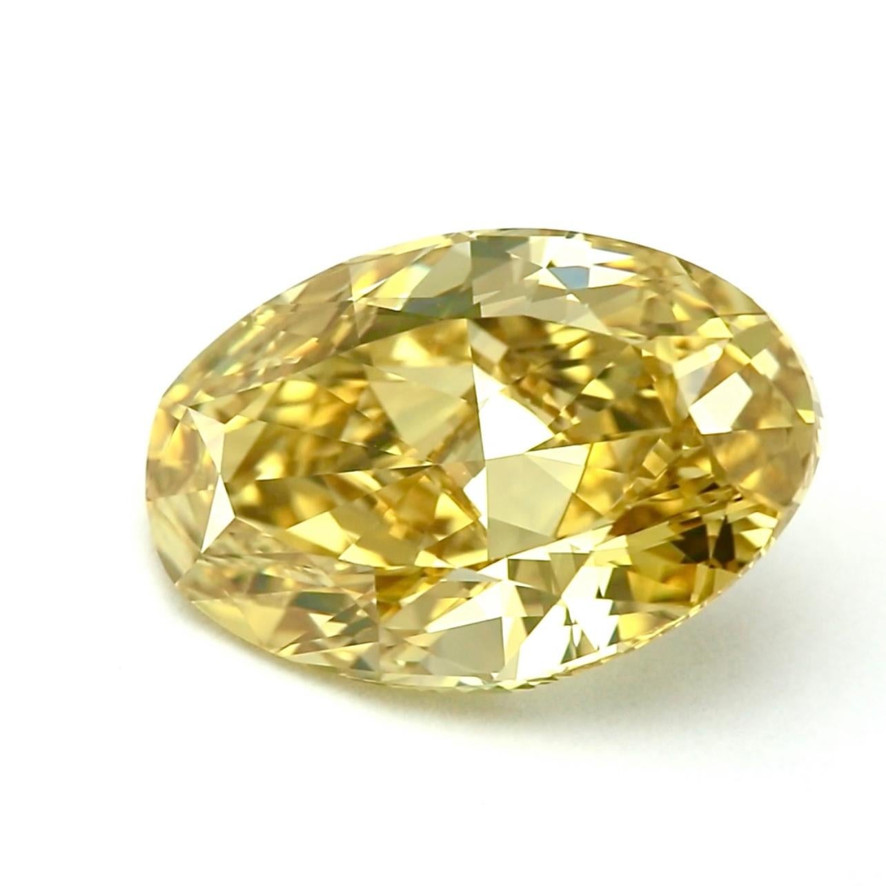Certificado GIA - Diamante Amarillo Marrón Profundo Fancy de 10,51 quilates en Nuevo Estado en Ramat Gan, IL